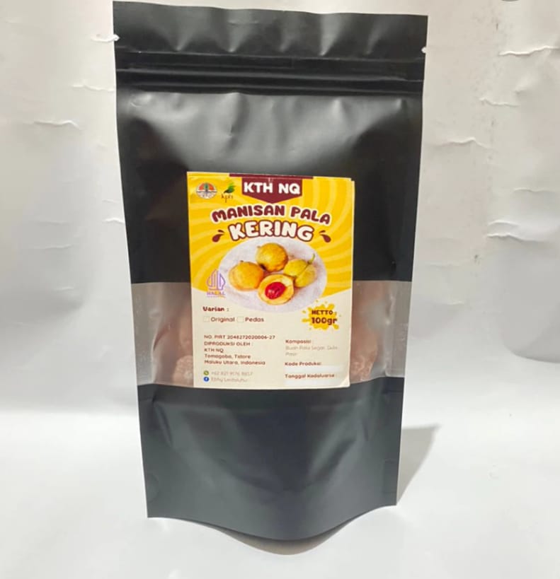 Produk NQ  Manisan Pala Kering 90 gram